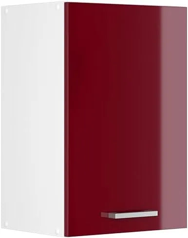 Prodotto Rosso lucido, Vicco Pensile da cucina R-Line, 40 cm