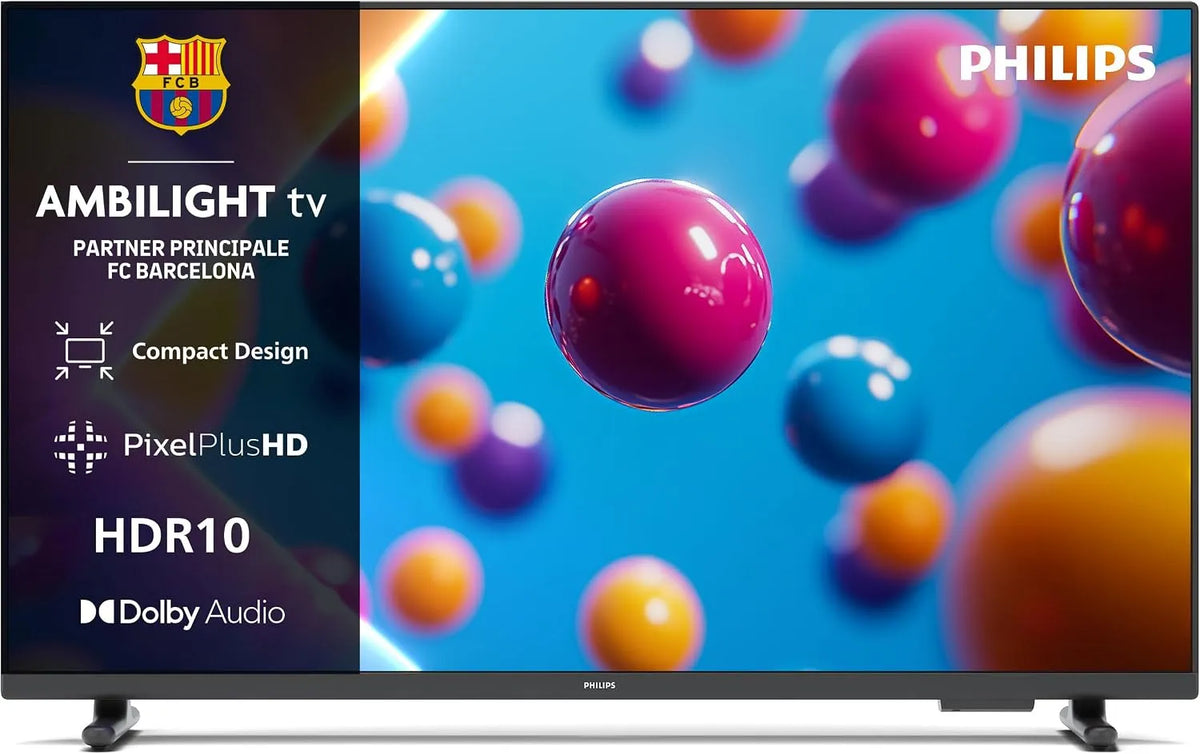 Philips 32PFS6900 Smart TV, televisore, pannello IPS, Google Assistant, Alexa e Siri, piattaforma Titan OS e Dolby Digital Sound