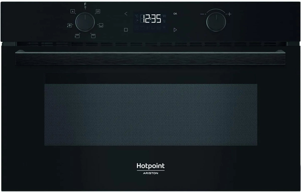 Forno a microonde, 31 L, 1000 W, Hotpoint K54CU, grill, da incasso, nero, Hotpoint Ariston HAD K54CU B Nero Microonde con grill Da incasso 31 L 1000 W
