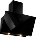 Cappa aspirante, 90 cm, 63 dB, cappa da cucina, 3 velocità, montaggio a parete, touch, nero, illuminazione a LED 2x3W, Capacità 648 m3, 733