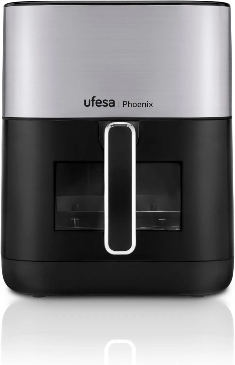 Friggitrice ad aria, 6 L, 1800 W, 10 programmi, vapore, Ufesa Phoenix, Finestra e Luce Interna, Ricettario Incluso