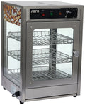 Prodotto Vetrina da banco riscaldata, SARO FIONA, da 43 l, 350 x 350 x 520 mm, con 3 griglie cromate, temperatura regolabile manualmente 30-85 °C