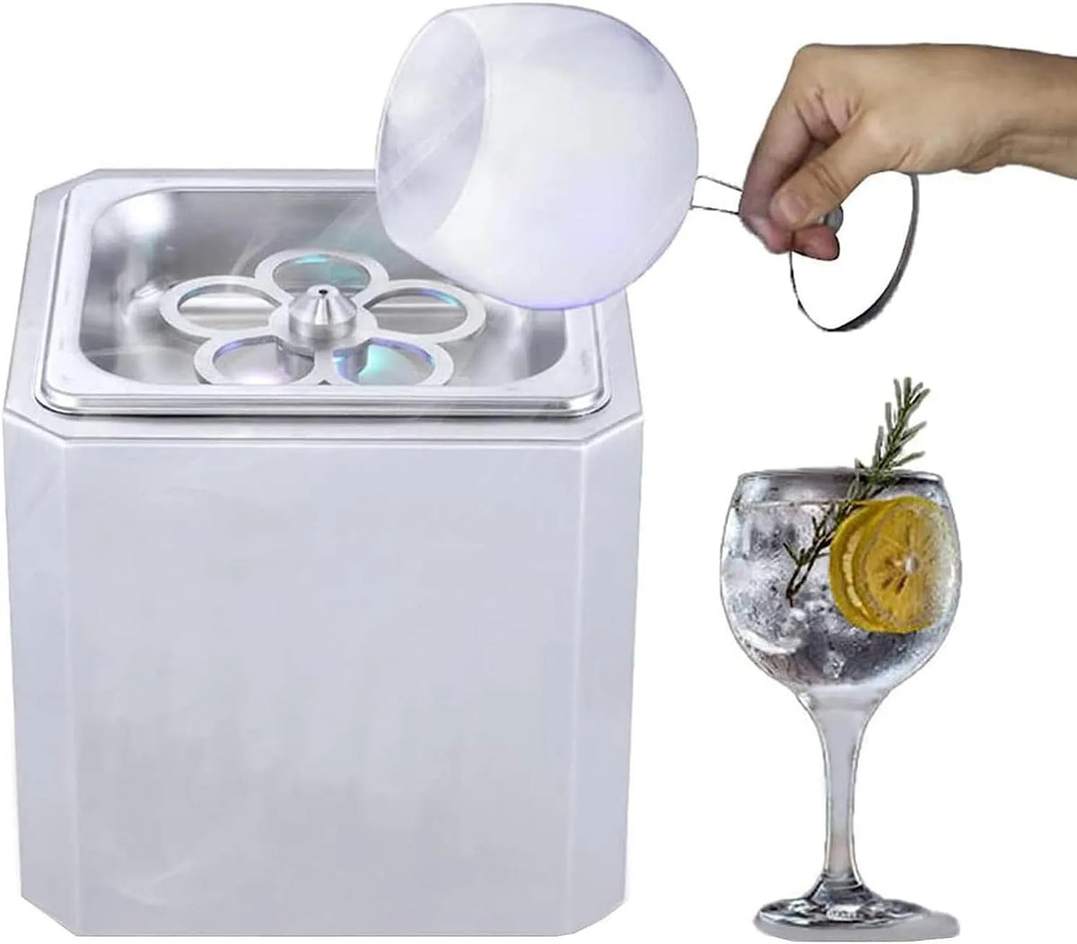 Congelatore Co2, vano congelatore, professionale, acciaio inox, freezer verticale, Congelatore Rapido A -40°C in 6 Secondi, Refrigeratore Istantaneo