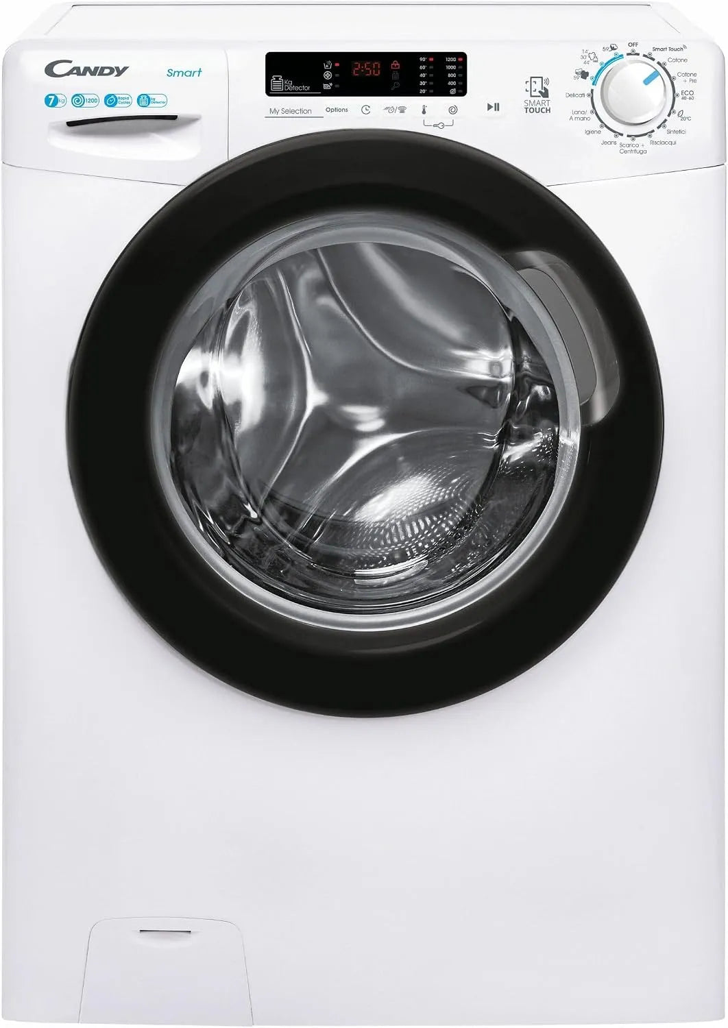 Candy CS4 272DWB4/1-11 Lavatrice, 7 kg, classe energetica E, stretto, 1200 giri