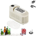 Congelatore, portatile, freezer verticale, 8 cubi in 10 minuti, apparecchio da piano compatto con raffreddamento veloce e facile pulizia, Macchina