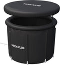 MAXXUS Vasca per bagno di ghiaccio - struttura gonfiabile, design portatile, 450 l, nero
