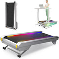 UREVO Tapis roulant da scrivania – funzionamento silenzioso, inclinazione regolabile, con telecomando, display LED, 2.5HP