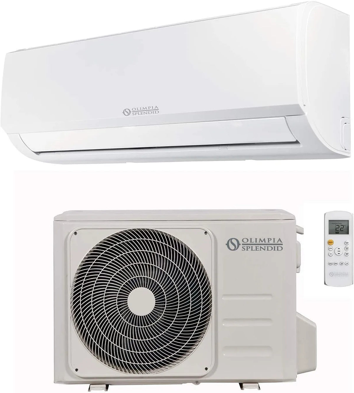 Prodotto Aryal S1 E Inverter 24, Olimpia Splendid Climatizzatore Fisso 24.000 BTU, h Inverter Caldo Freddo Pompa di Calore e Wi-Fi Ready con