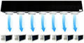 Prodotto Kit Plenum canalizzato in poliuretano espanso a 7 zone completo di plenum per bocchetta per climatizzatori condizionatori canalizzati