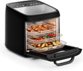 Princess Forno elettrico, 12, 6 L, 1800 W, 001, 182288, Capacità 12, Princess Airfryer Oven Vision, Forno Ad Aria Multifunzionale Con Finestra