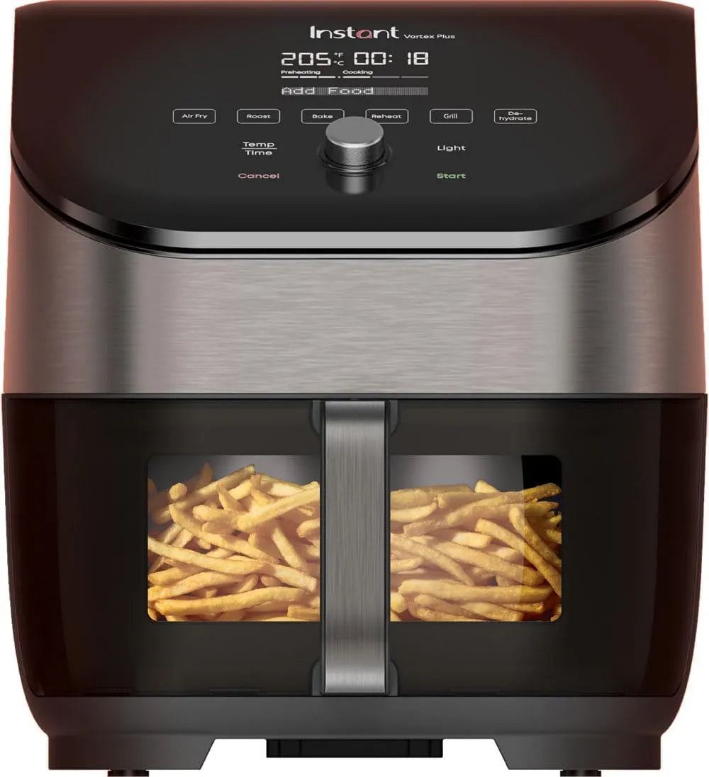Friggitrice ad aria 6-in-1, 5.7 L, 1700 W, grill, Grilling, Smart Programmes, Stainless Steel, Baking, Roasting, Dehydrating, Warming