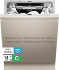 Lavastoviglie, 60 cm, 8 programmi, da incasso, Wi-Fi, acciaio inox, COMFEE Lavastoviglie da Incasso 60 cm 14 Coperti 8 Programmi WiFi Inox