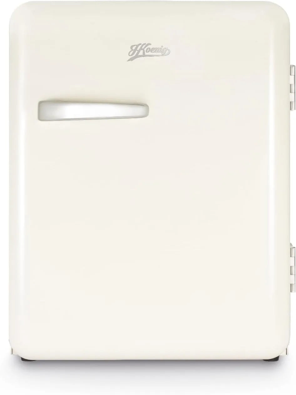 Frigorifero TOAD8, 31 L, 6 a 15 °C, 24 dB, koenig Mini Bar Vintage 31L, Temperatura regolabile 6°-15°C, Mini Frigo compatto, Alimenti, Bevande