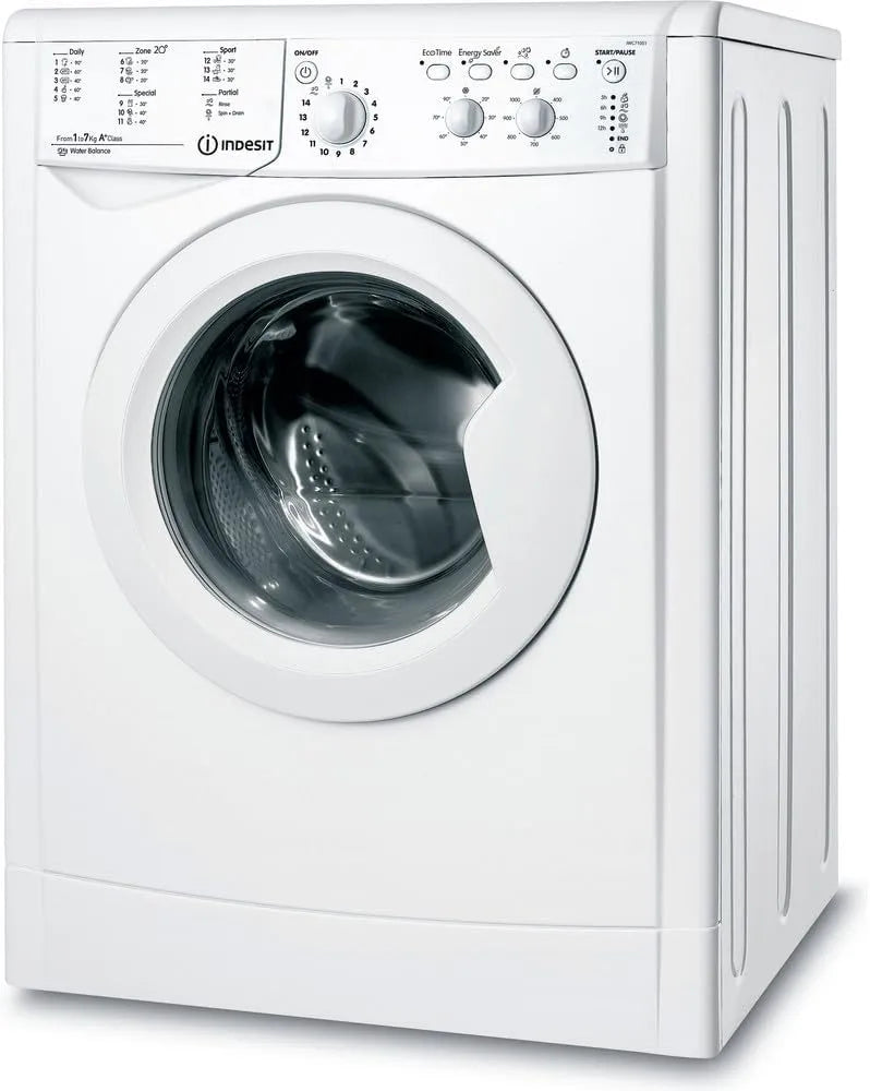 Lavatrice 1000G, 7 kg, Indesit Lavatrice 7 kg IWC 71051 C ECO 1000G A+ - Carica Frontale