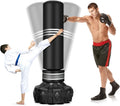 COSTWAY Sacco da boxe: da terra, uso professionale, base riempibile con acqua