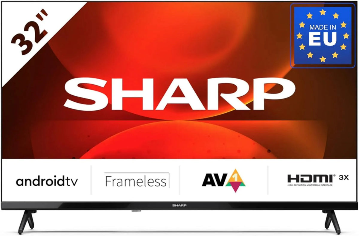 Sharp 32FH2EA Smart TV, 32 pollici, televisore, Android OS, Sharp 32FH2EA 32' LED HD Ready Android TV