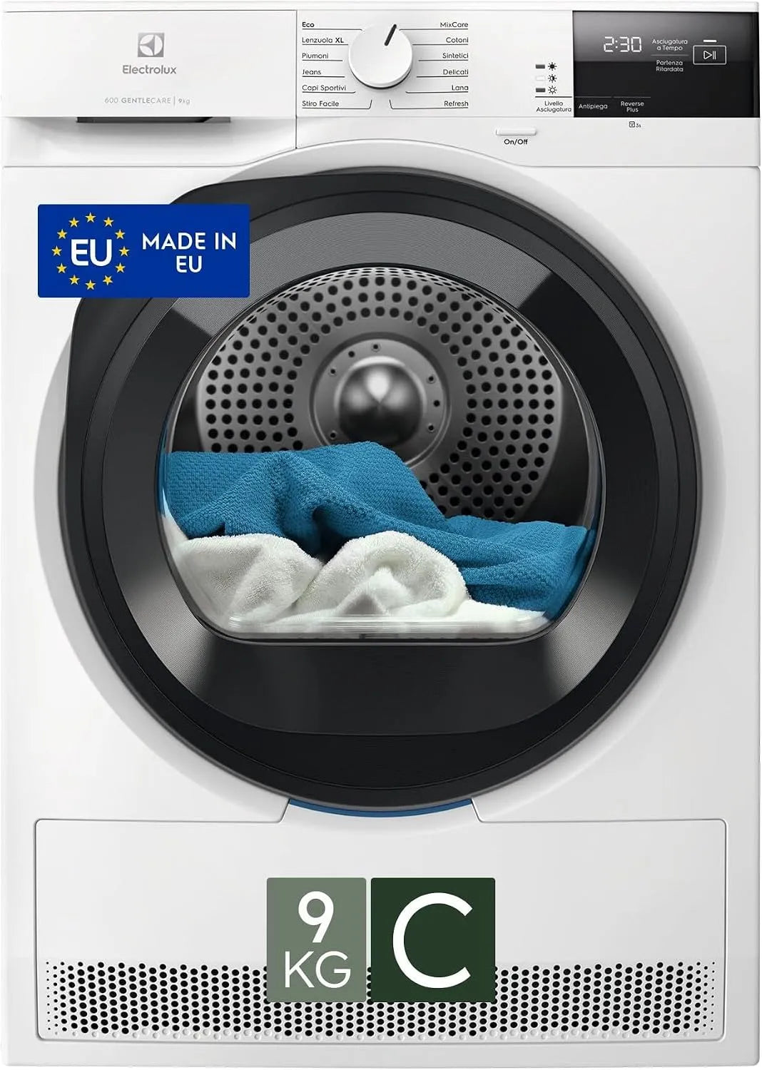 Electrolux EW6H29C Asciugatrice, 9 kg, classe energetica C