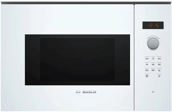 Bosch Serie 4 BFL523MW1F Forno a microonde, bianco, Incassabile