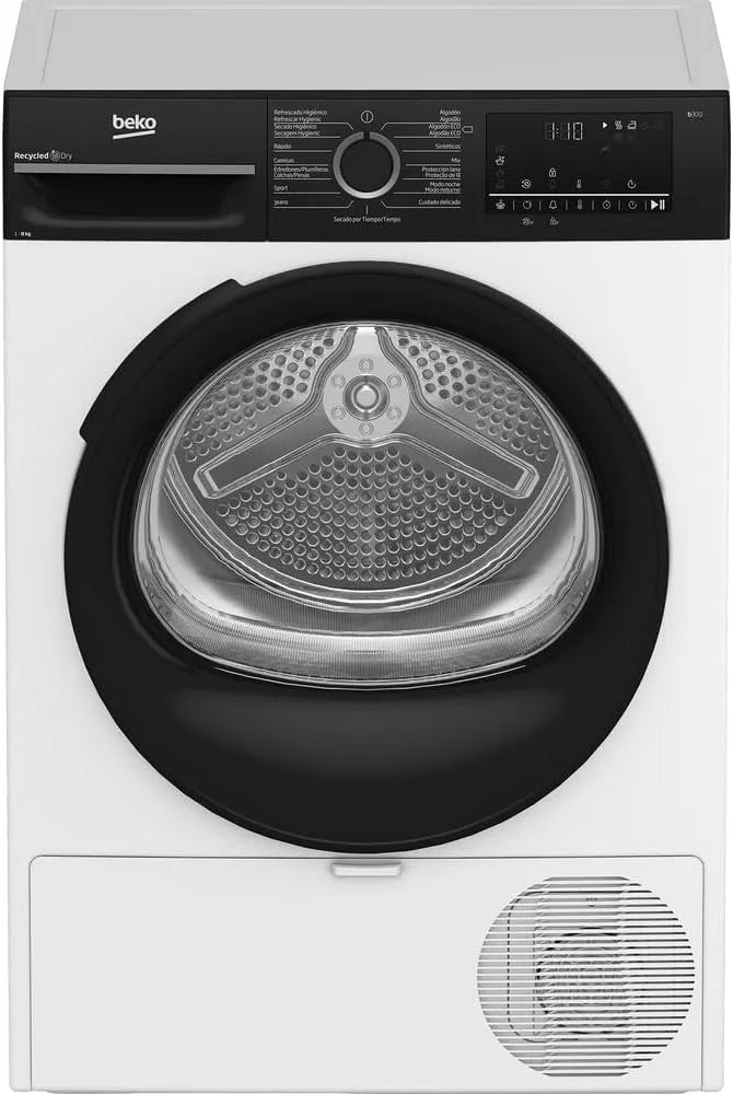 Beko BM3T48249W Asciugatrice, 8 kg, classe energetica A, Asciugatrice pompa di calore 8 kg classe A+++ Beko BM3T48249W