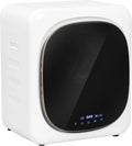 Asciugatrice, 6 programmi, 2.5 kg, portatile, touch, bianco, HOMCOM Mini Asciugatrice Portatile 2.5kg 6 Programmi Display Touch Bianco