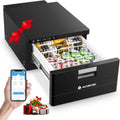Frigorifero portatile 12V/24V, 31 L, 12 V, mini frigo portatile, Frigo da Campeggio a Cassetto con APP, AAOBOSI 31L Frigo Portatile