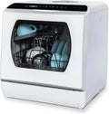 Lavastoviglie, 6 programmi, vetro, 4 Coperti, Hermitlux Mini Lavastoviglie 6 Programmi