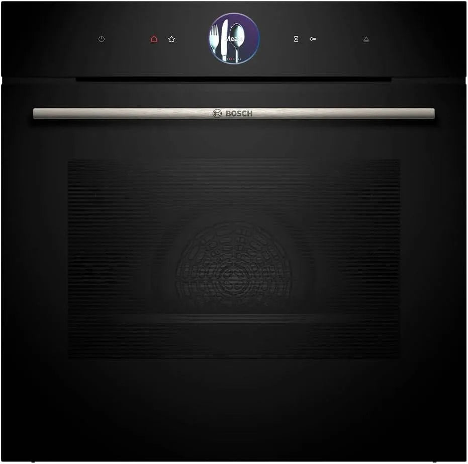 Bosch Serie 8 HSG7361B1 Forno elettrico, 60 x 60 cm, 1 L, da incasso, touch, ampio serbatoio, vapore, anello di controllo digitale, aria calda