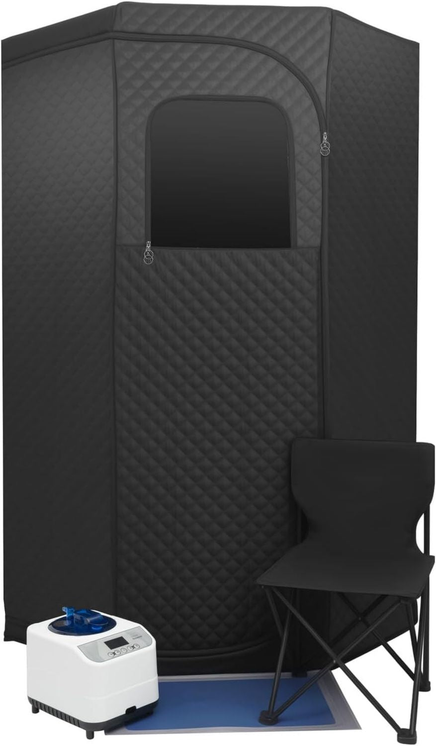Sauna a vapore portatile - funzione riscaldante, con timer, con riscaldamento, design portatile, 3 l, 1350 W, 240 V