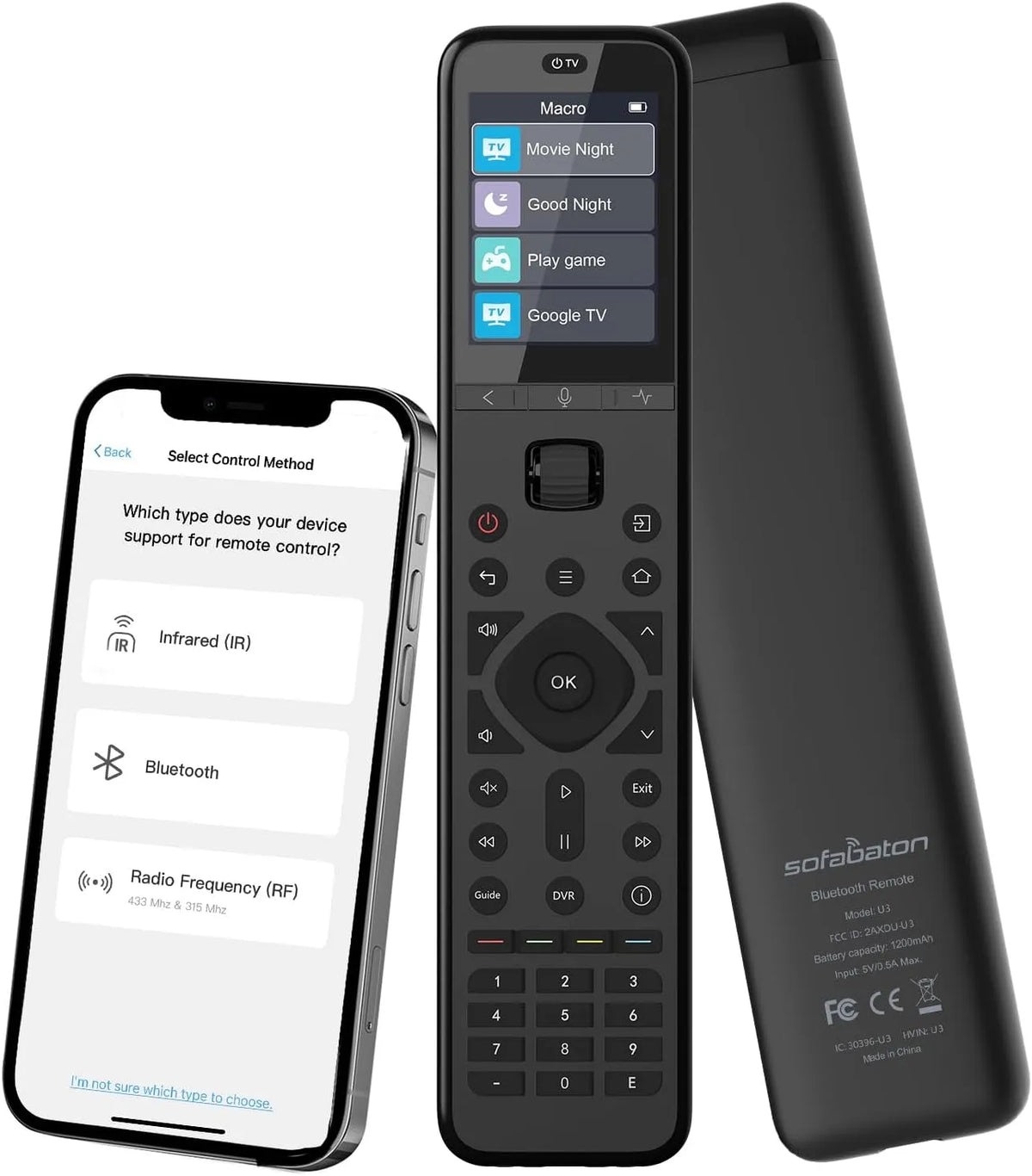 Google Smart TV, televisore, Bluetooth, SofaBaton U3, Soundbar, DVD/BLU-Ray, proiettore e altro