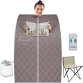 Sauna a vapore portatile: design portatile, nero, SereneLife SLISAU60GRY.5