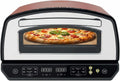 Forno elettrico per pizza, 33x33 cm, esterno, compatto, 3 Accessori Inclusi, per Pizza Croccante, Riscaldamento Rapido, Controllo Temperatura Preciso