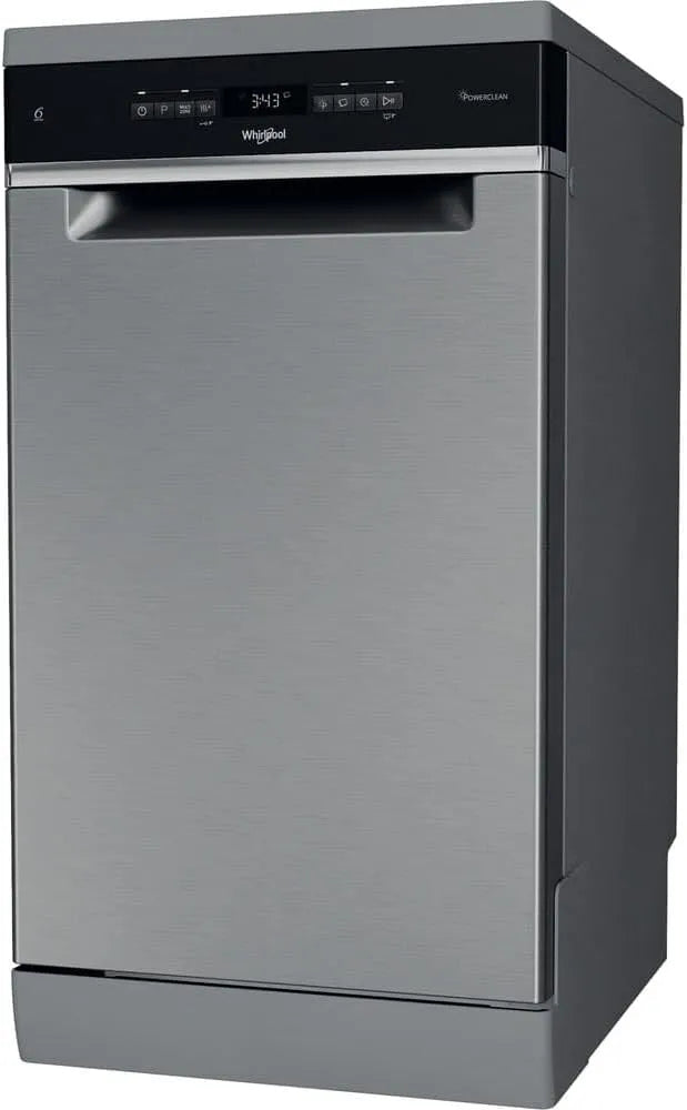 Whirlpool Liberainst.45cm 10coper. Lavastoviglie, formato slim, acciaio inox