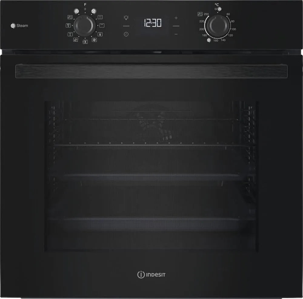 Forno elettrico IOK58HSB, 71 L, classe energetica E, da incasso, nero, 71 Litri, Ventilato, colore Nero