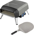 Tefal JM412010 Forno elettrico per pizza, esterno, Pietra rotante a 360° per cottura uniforme, Applicazione gratuita, Pizza Pronto, Funziona a gas