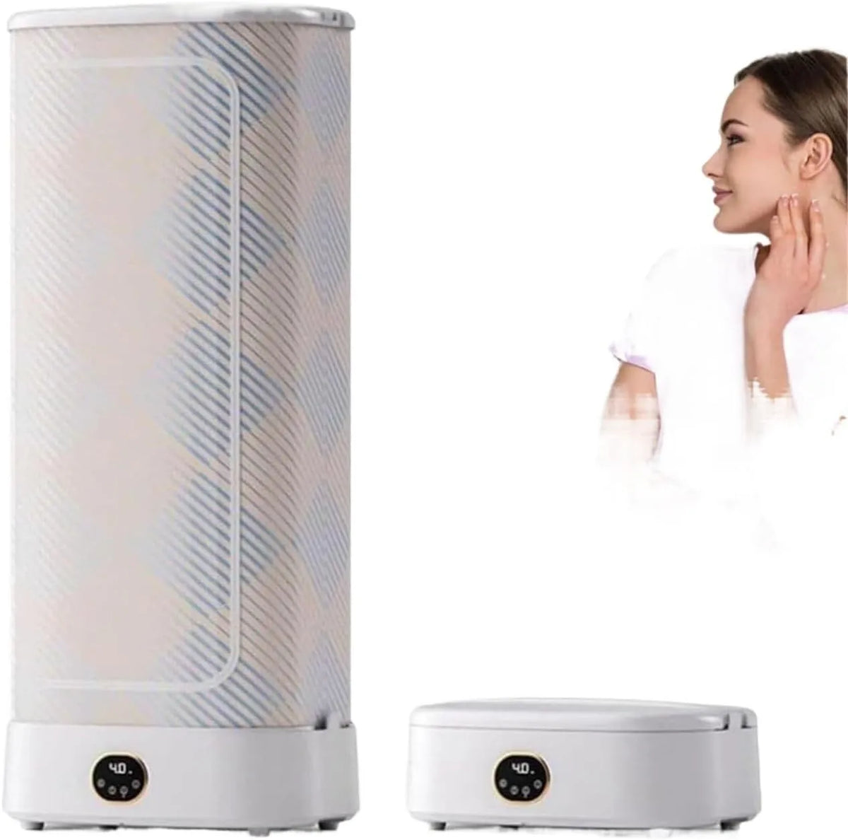 Forno elettrico, 1000 W, vapore, Ferro da stiro a vapore automatico compatto da 1000W forno a vapore pieghevole anti piega for una rimozione rapida ed