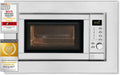 Exquisit Forno a microonde, grill, da incasso, argento, Exquisit Microonde da incasso EMW 19-7 G 900 Watt Grill 5 livelli di potenza