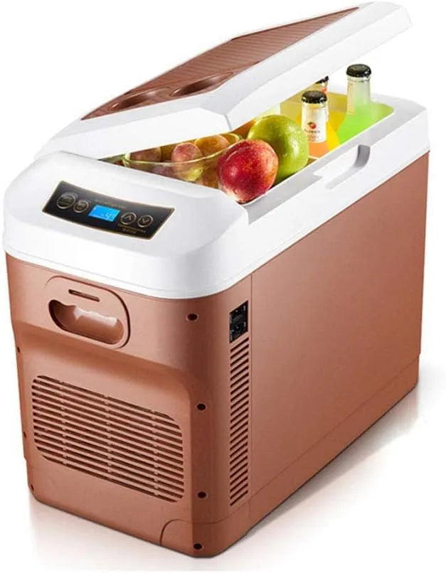 Frigorifero portatile, 28 L, 12 V, vano congelatore, display LCD, auto, mini frigo portatile, 12V/24V, 110~240V, Pannello LCD Digitale, AC, DC
