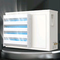 Condizionatore, protegge il compressore del condensatore AC, Deflettore per aria condizionata, copertura per bocchetta d'aria - Copertura per mini