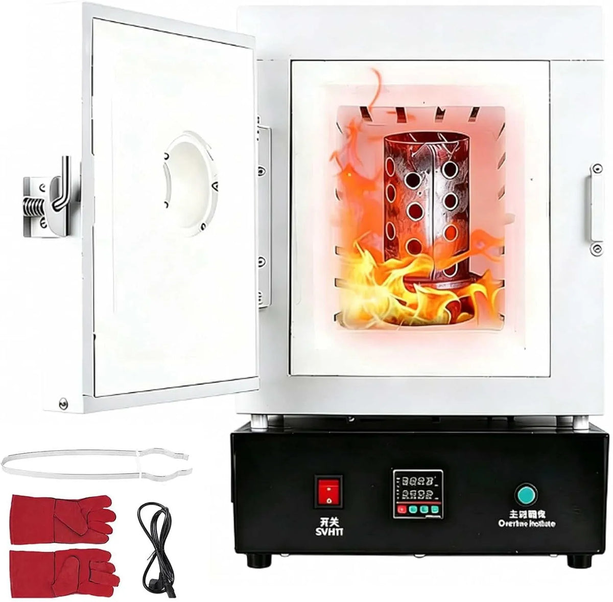 Forno elettrico, fusione di metalli, ricottura del vetro, creazione di gioielli e laboratorio dentale