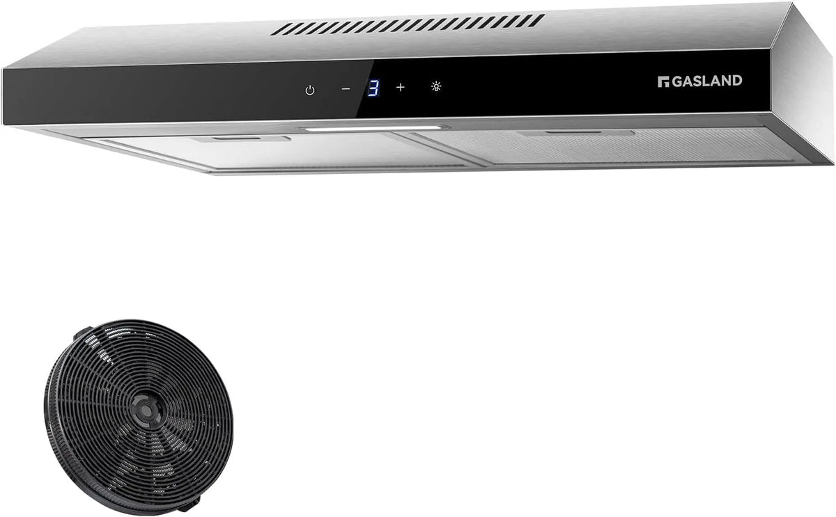 Cappa aspirante, 60 cm, 202 m3/h, cappa da cucina, Gasland SR60SS, da incasso, touch, 3 livelli, acciaio inox, argento, Gasland Chef SR60SS Aspiratore