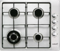 Cata 8kW Piano cottura a gas, 58 cm, fornello a gas, CATA GI 6031 Piano cottura a gas 4 bruciatori smaltati accensione elettronica integrata nel