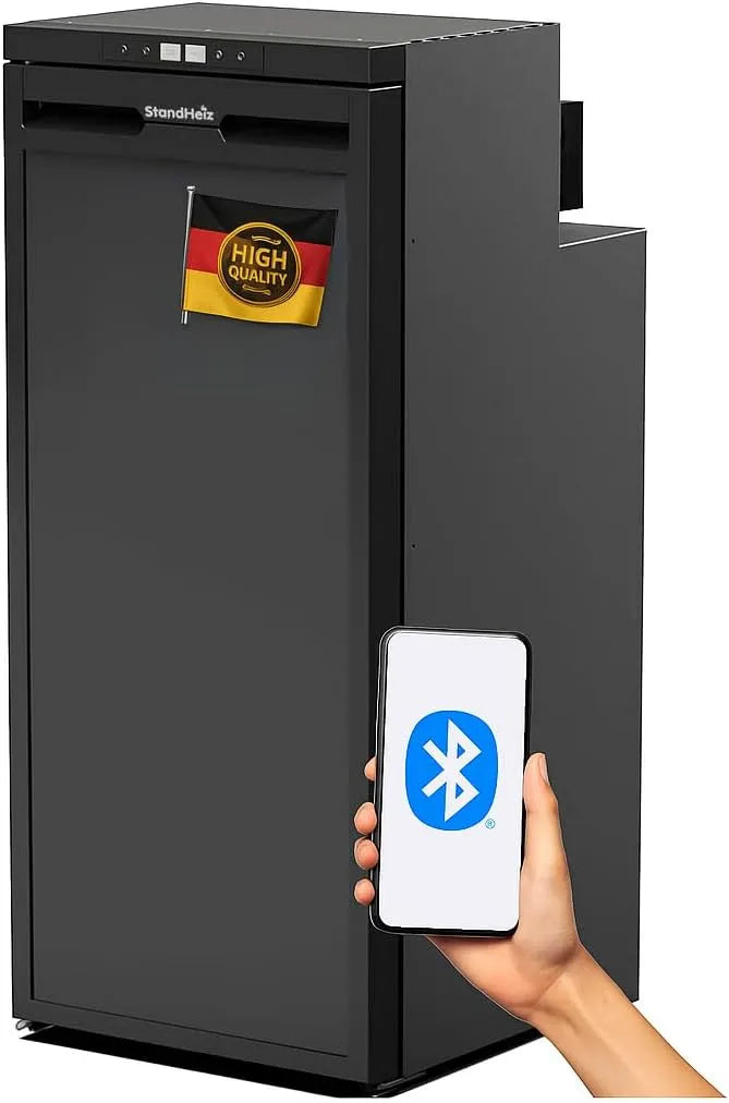 Frigorifero portatile, 90 L, 12 V, Bluetooth, auto, mini frigo portatile, Raffreddamento fino a -20°C, Frigo Portatile 90L a Compressore 12V 24V
