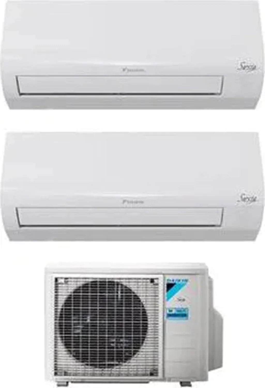 Prodotto con pompa di calore, Climatizzatore dual split 12000 + 12000 btu, Classe energetica A++, A+