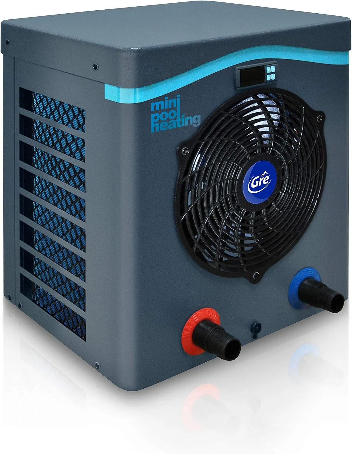 Prodotto Gre Mini Pompa di Calore Fino a 28°C Senza Bypass Piscine Fuori Terra 30 m3