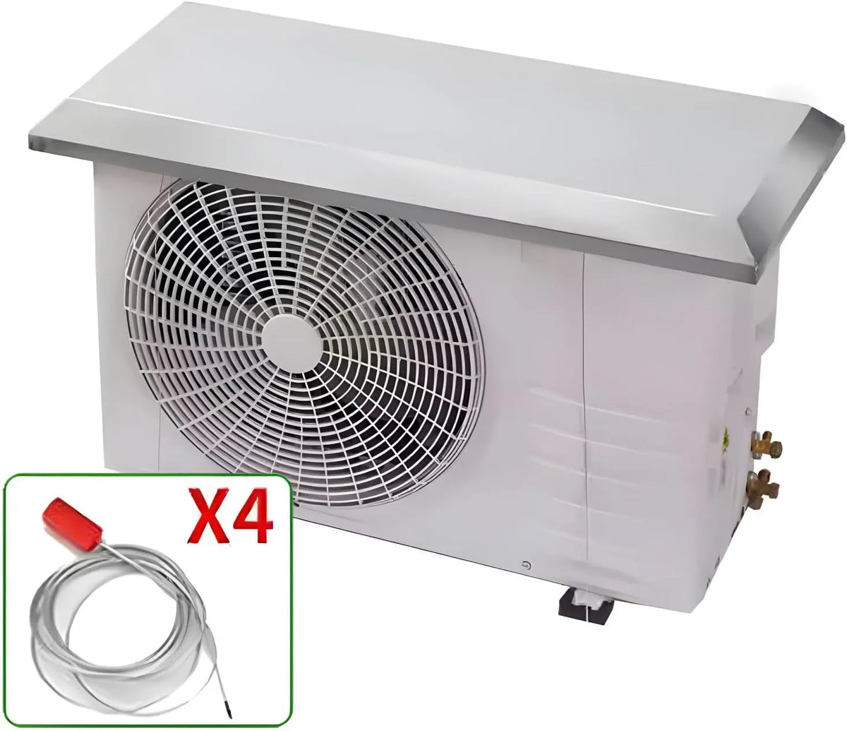 Condizionatore, esterno, acciaio inox, protezione da pioggia, copertura Mini Split