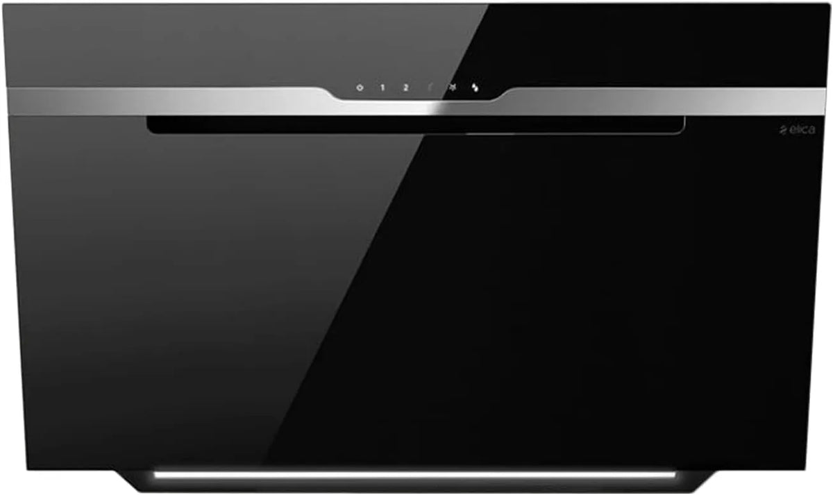 Cappa aspirante BL, 90 PRF0147732, cappa da cucina, montaggio a parete, acciaio inox, nero, ELICA MAJESTIC NO DRIP, colore: nero