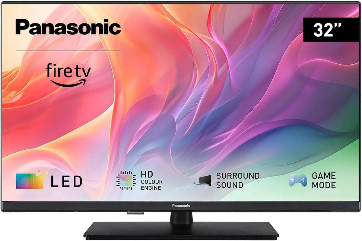 Panasonic TV-32S55AEZ Smart TV, 32 pollici, televisore, HDR, Full HD, 2024, HD Colour Engine, Alexa Voice Control, Fire TV, Game Mode, Media Player