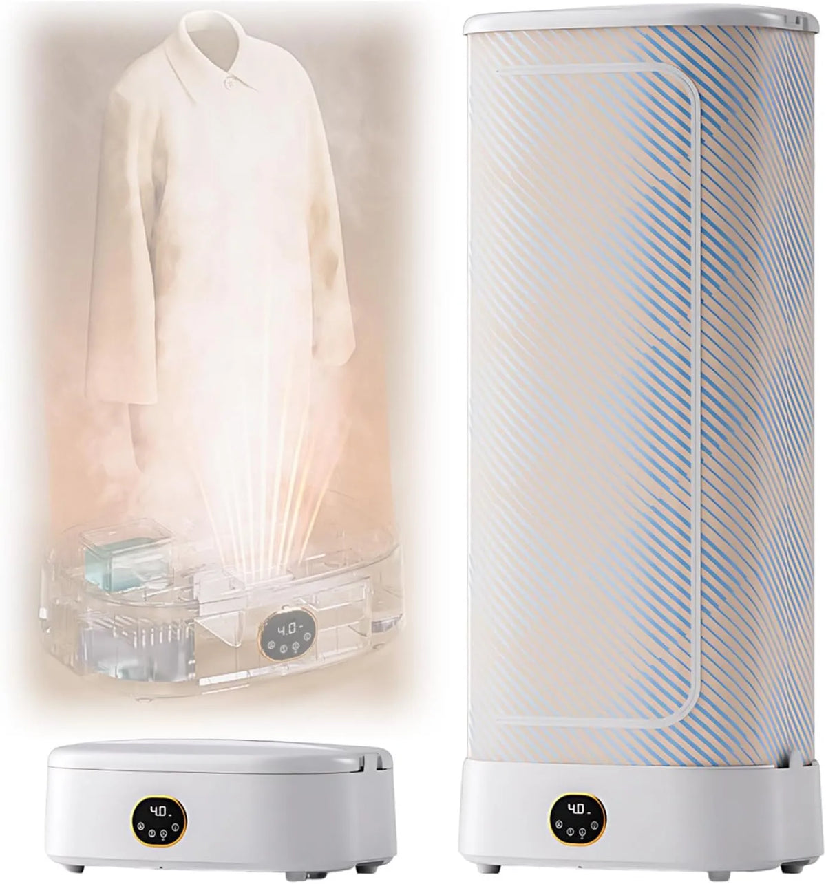 Asciugatrice Vapore1000w, esterno, per Abiti Professionali, Outdoor, 3 modalità, Macchina per Lavaggio a Secco Domestico Asciugatrice a Vapore1000w
