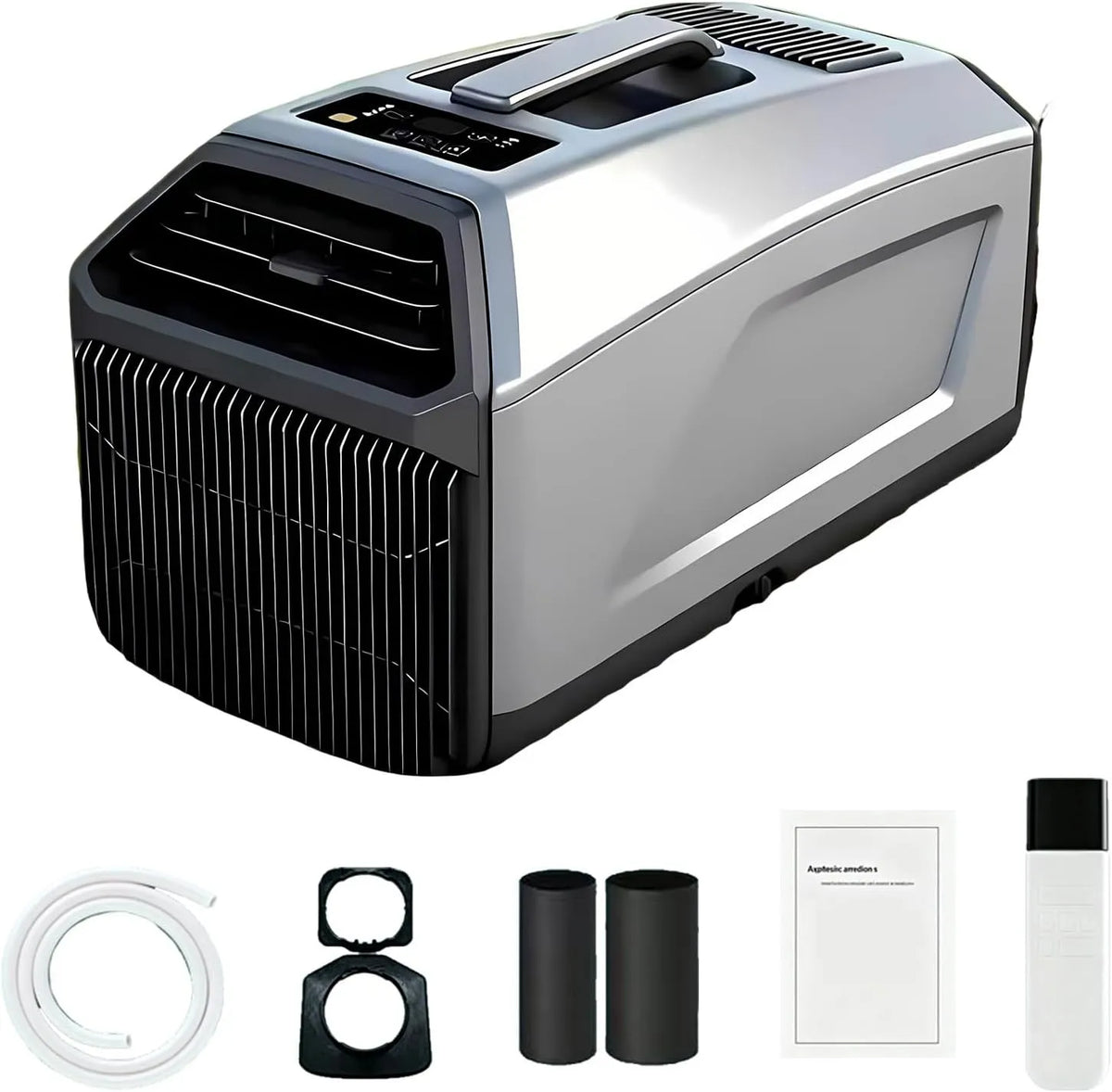 Condizionatore, 400 W, portatile, verde, rinfrescatore d'aria per roulotte, climatizzatore portatile 5000 BTU per tenda