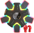 Macchina da boxe musicale - struttura in acciaio, illuminazione RGB, connettività Bluetooth, nero